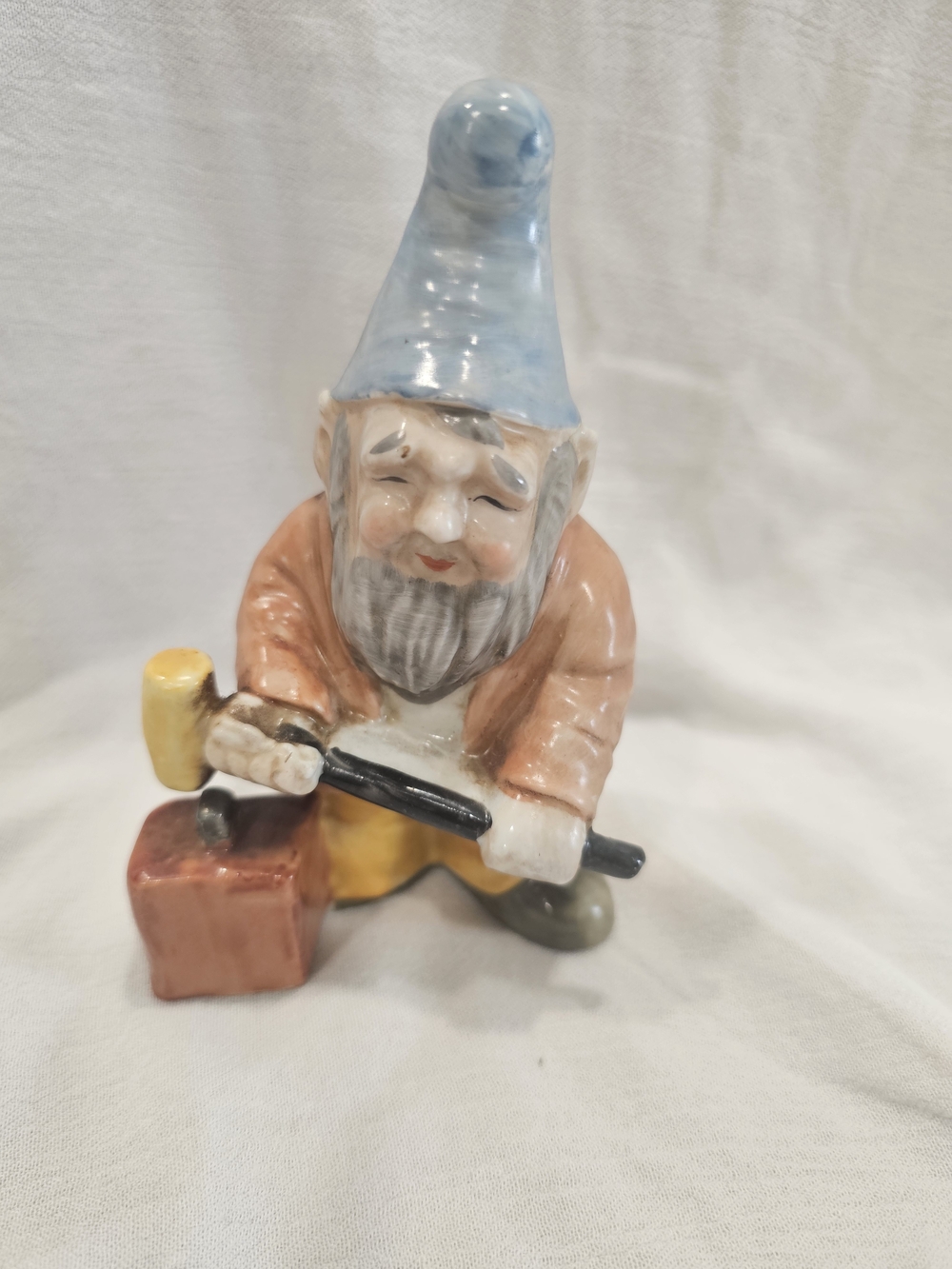Vintage Goebel Co-Boy gnome figurine featuring "Herbie the Horseman."